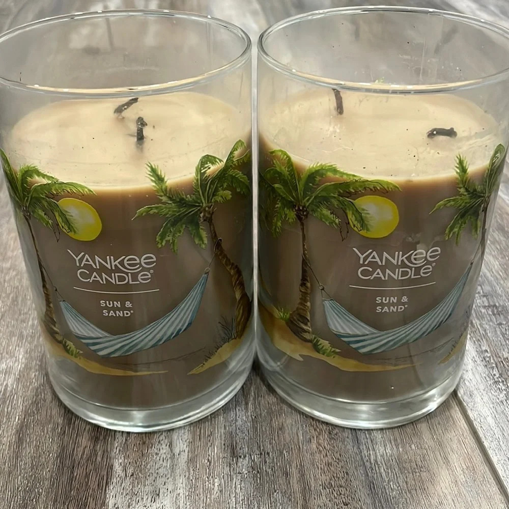 Yankee Candle sun and sand 2 wick 22 oz. Jar Set